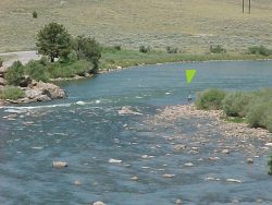 Miracle Mile Fishing Map Wyoming Fishing Network: Miracle Mile - N. Platte River