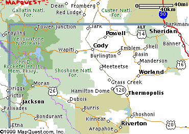 wyoming map